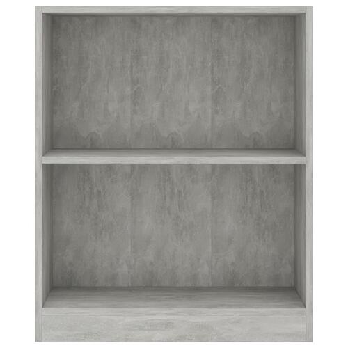 Bogreol 60x24x76 cm konstrueret træ hvid