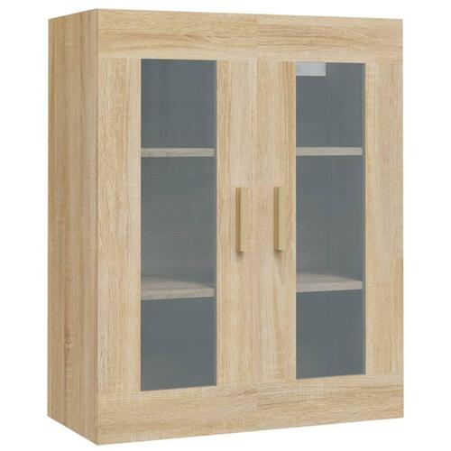 Vægskab 69,5x34x90 cm sonoma-eg