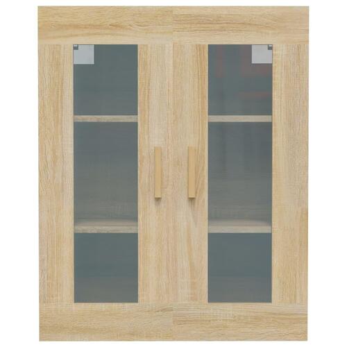 Vægskab 69,5x34x90 cm sonoma-eg