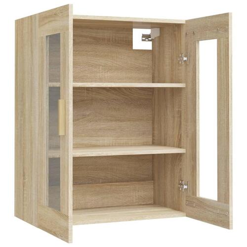 Vægskab 69,5x34x90 cm sonoma-eg