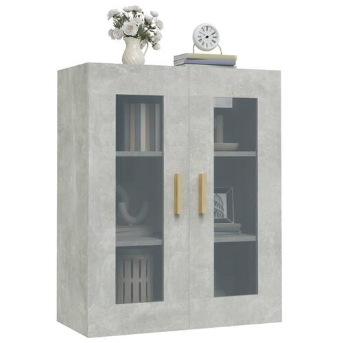 Vægskab 69,5x34x90 cm betongrå