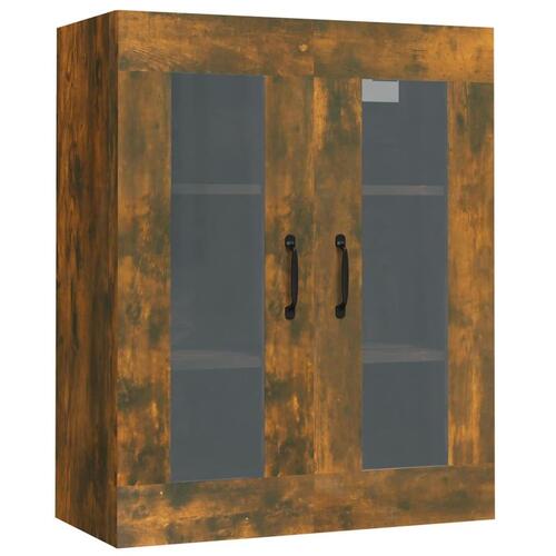 Vægskab 69,5x34x90 cm røget egetræsfarve