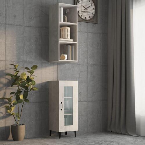 Vægskab 34,5x32,5x90 cm konstrueret træ betongrå