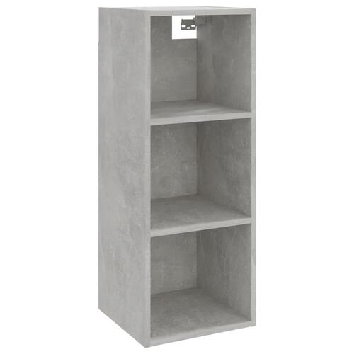 Vægskab 34,5x32,5x90 cm konstrueret træ betongrå