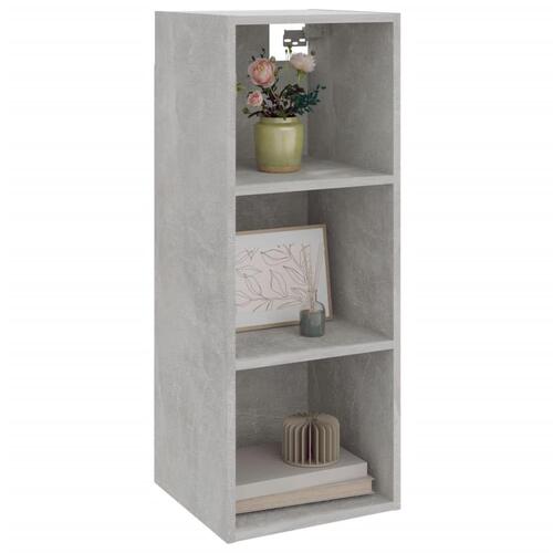 Vægskab 34,5x32,5x90 cm konstrueret træ betongrå