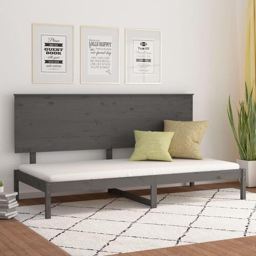 Daybed 90x200 cm massivt fyrretræ grå