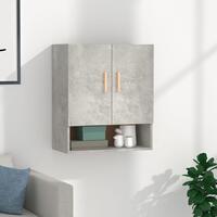 Vægskab 60x31x70 cm konstrueret træ betongrå