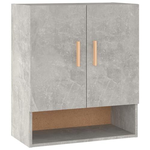 Vægskab 60x31x70 cm konstrueret træ betongrå