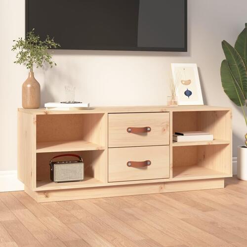 Tv-bord 100x34x40 cm massivt fyrretræ