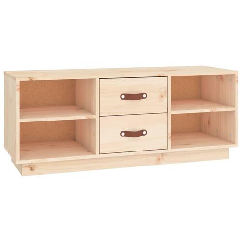 Tv-bord 100x34x40 cm massivt fyrretræ