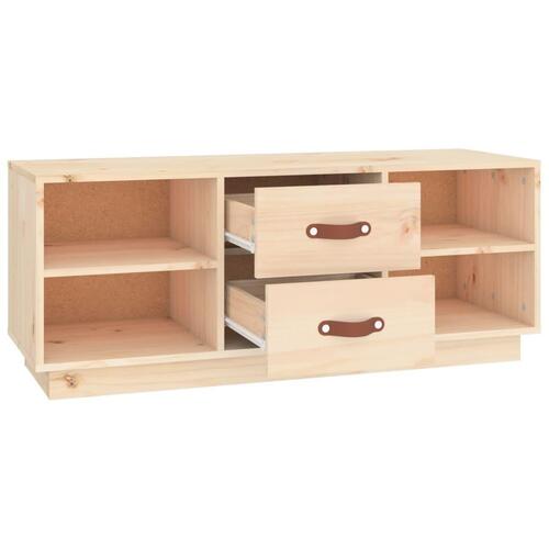 Tv-bord 100x34x40 cm massivt fyrretræ