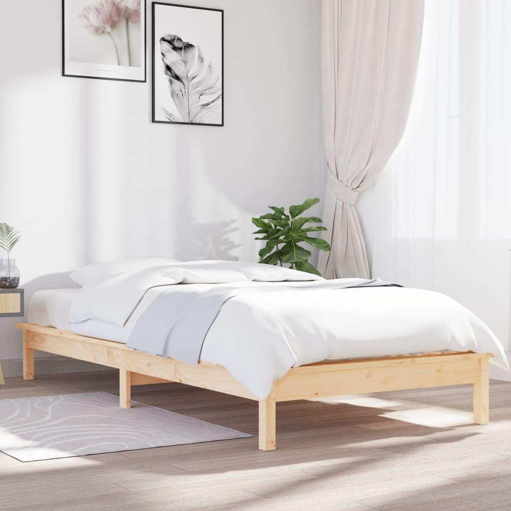 Sengeramme 100x200 cm massivt fyrretræ