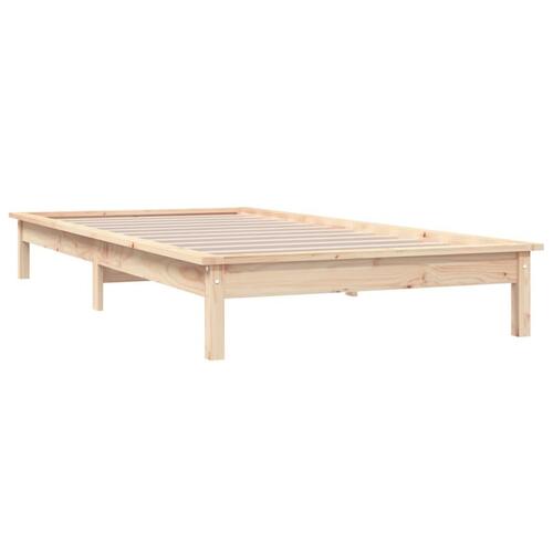 Sengeramme 100x200 cm massivt fyrretræ