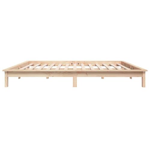 Sengeramme 150x200 cm King Size massivt fyrretræ