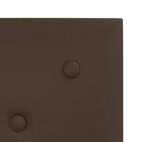 Vægpaneler 12 stk. 30x30 cm 1,08 m² kunstlæder brun