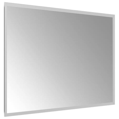 Badeværelsesspejl med LED-lys 50x70 cm