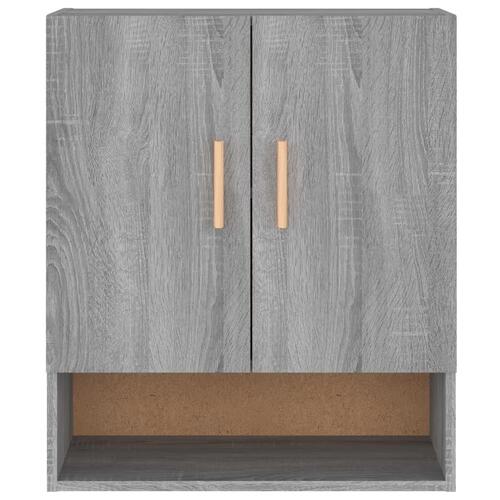 Vægskab 60x31x70 cm konstrueret træ grå sonoma-eg