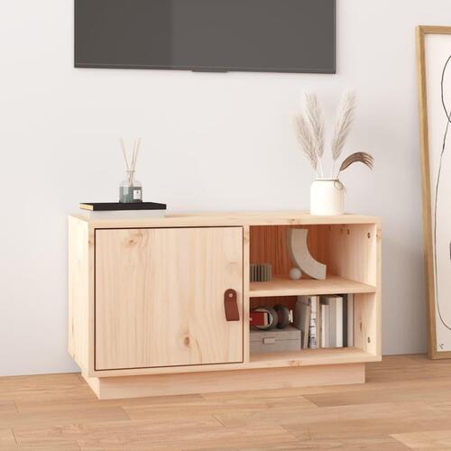 Tv-bord 70x34x40 cm massivt fyrretræ