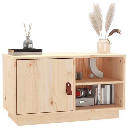 Tv-bord 70x34x40 cm massivt fyrretræ