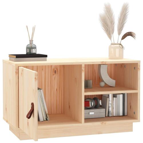 Tv-bord 70x34x40 cm massivt fyrretræ