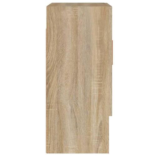 Vægskab 60x31x70 cm konstrueret træ sonoma-eg