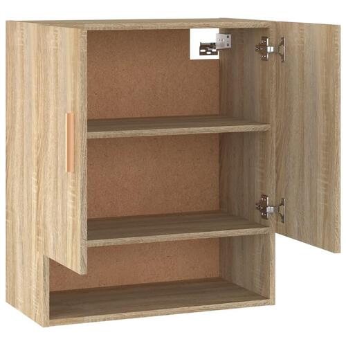 Vægskab 60x31x70 cm konstrueret træ sonoma-eg