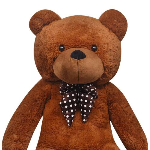 Blød plysbamse XXL 160 cm brun