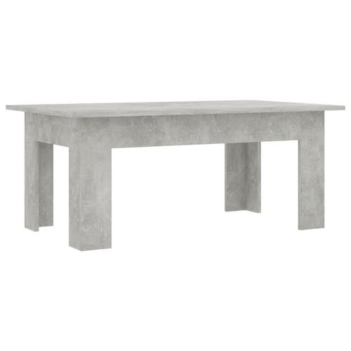 Sofabord 100x60x42 cm konstrueret træ betongrå