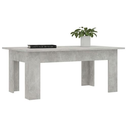 Sofabord 100x60x42 cm konstrueret træ betongrå