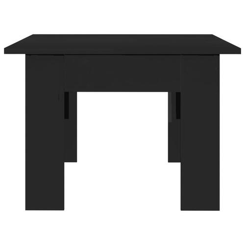 Sofabord 100 x 60 x 42 cm spånplade sort højglans