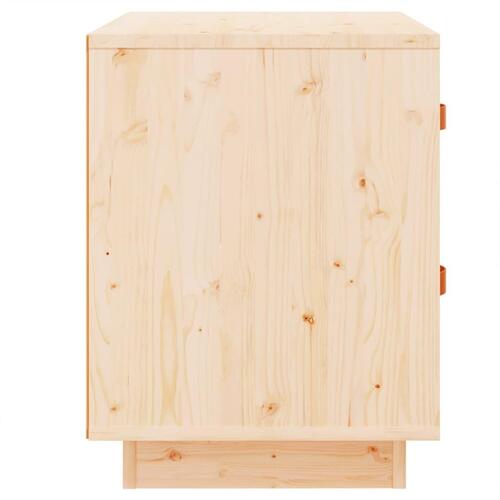 Sengeborde 2 stk. 40x34x45 cm massivt fyrretræ