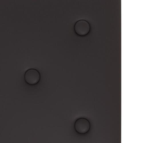 Vægpaneler 12 stk. 90x30 cm 3,24 m² kunstlæder sort