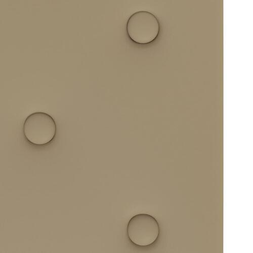 Vægpaneler 12 stk. 90x30 cm 3,24 m² kunstlæder cappuccino
