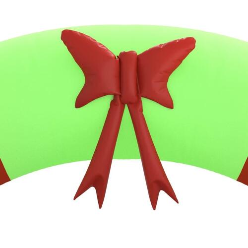 Oppustelig juleport med LED'er 270 cm