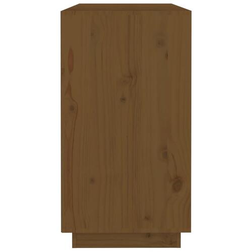 Skænk 100x40x75 cm massivt fyrretræ gyldenbrun