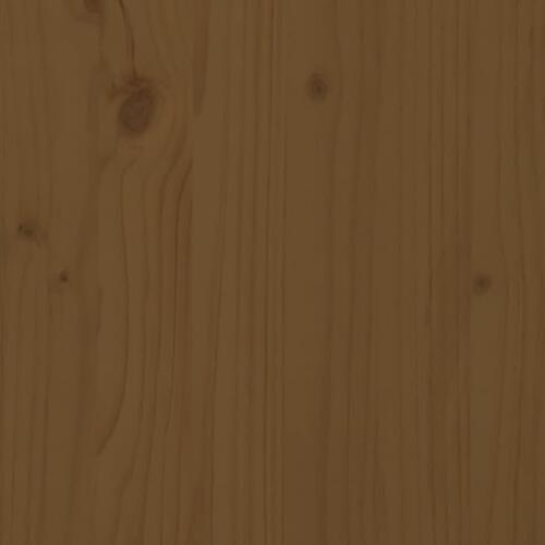 Skænk 100x40x75 cm massivt fyrretræ gyldenbrun
