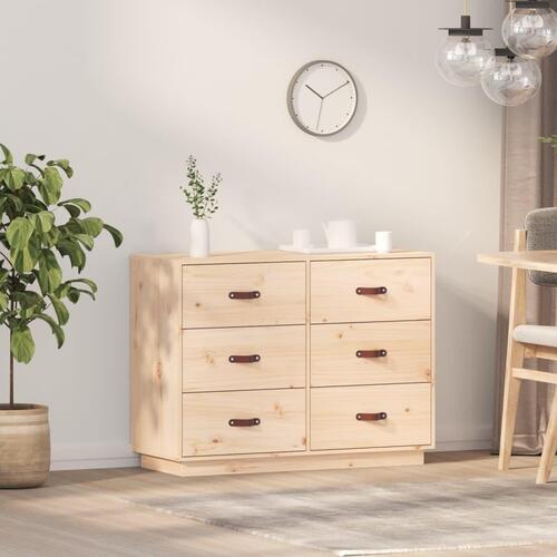 Skænk 110x40x75 cm massivt fyrretræ