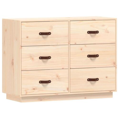 Skænk 110x40x75 cm massivt fyrretræ