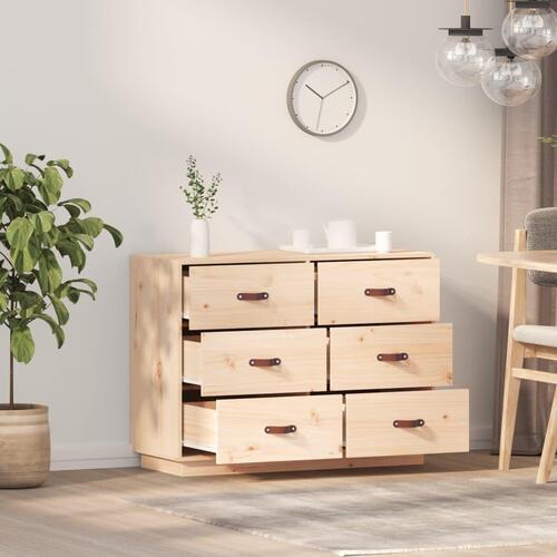 Skænk 110x40x75 cm massivt fyrretræ