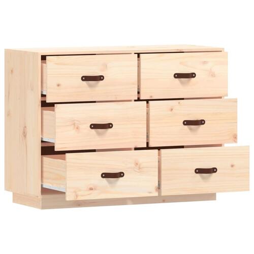 Skænk 110x40x75 cm massivt fyrretræ