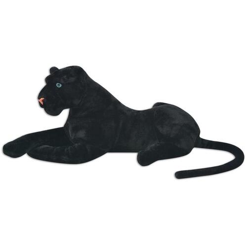 Tøjdyr panter XXL plysstof sort
