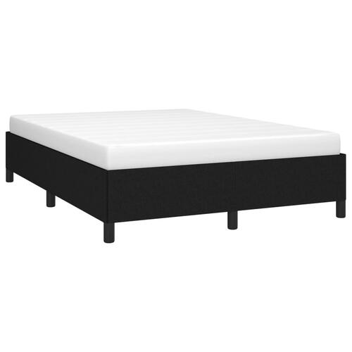 Sengeramme 140x200 cm stof sort