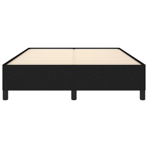 Sengeramme 140x200 cm stof sort