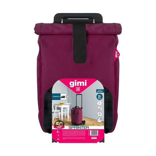 Indkøbsvogn Gimi Sprinter Kompakt Violet 50 L