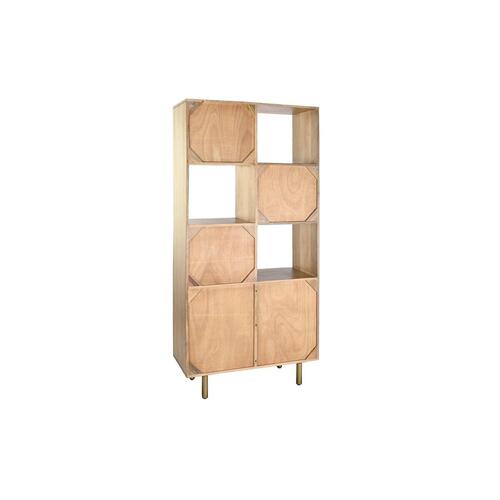 Hylder Gylden Natur Mangotræ 90 x 40 x 180 cm (1)