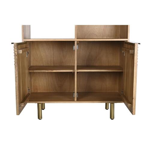 Hylder Gylden Natur Mangotræ 90 x 40 x 180 cm (1)