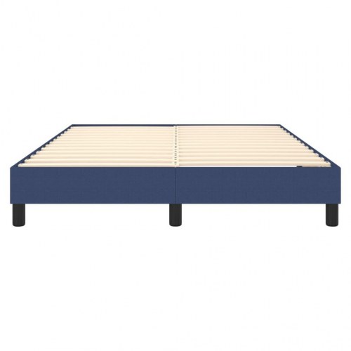 Boxspring sengeramme 140×190 cm - stof, blå