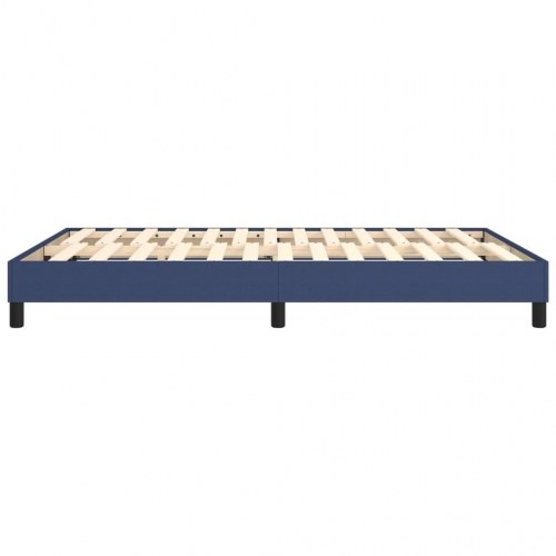 Boxspring sengeramme 140×190 cm - stof, blå