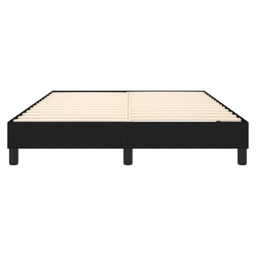 Boxspring sengeramme 140×200 cm i stof - sort