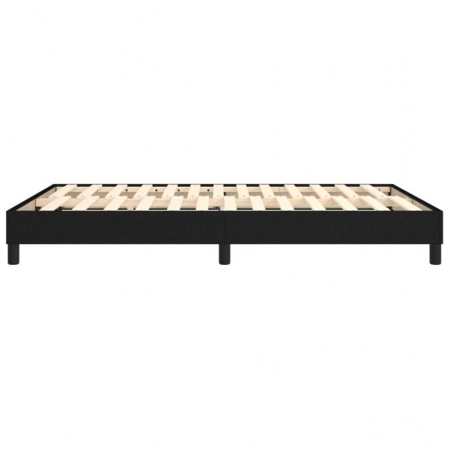 Boxspring sengeramme 140×200 cm i stof - sort